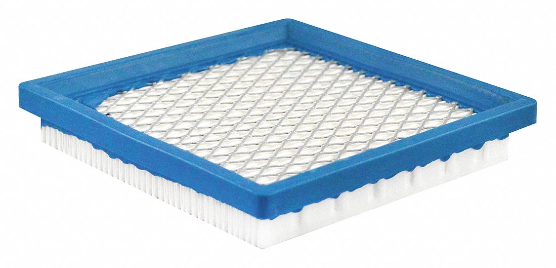 Automotive Air Filter: Panel, Engine, Square, Panel, 4 5/8 in Overall Lg, Buses