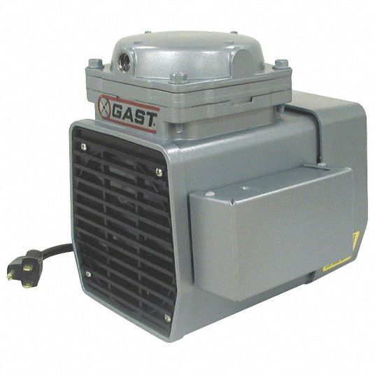 GAST, 21/64 hp, 110/115V AC, Compressor/Vacuum Pump 4Z024DOAP707FB Grainger