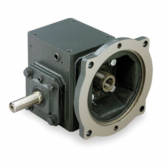 DAYTON Speed Reducer: 20:1, 88 RPM, 1.5 hp Input Max, 891 in-lb Output Max,  Keyed, 56C, Any Angle