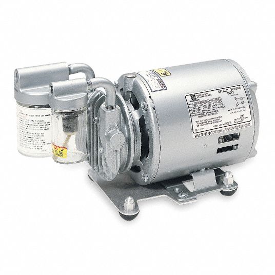 GAST, 0.16 hp, 1 Phase, Compressor/Vacuum Pump - 4Z334|0211-143