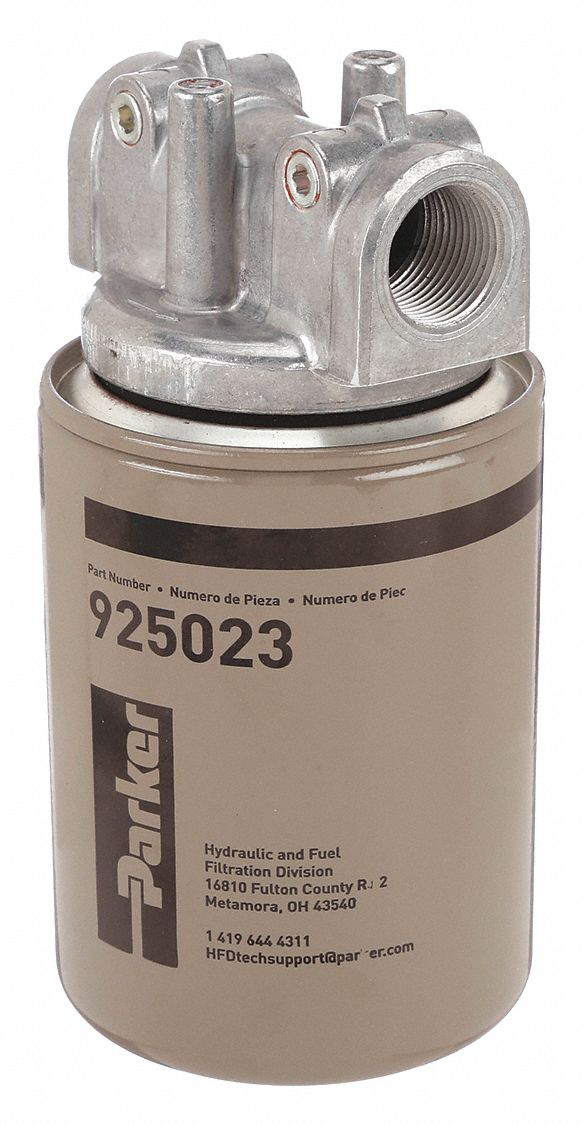 Hydraulic Spin-on Filter: 20 gpm Max. Flow, 150 psi Max. Pressure, Paper