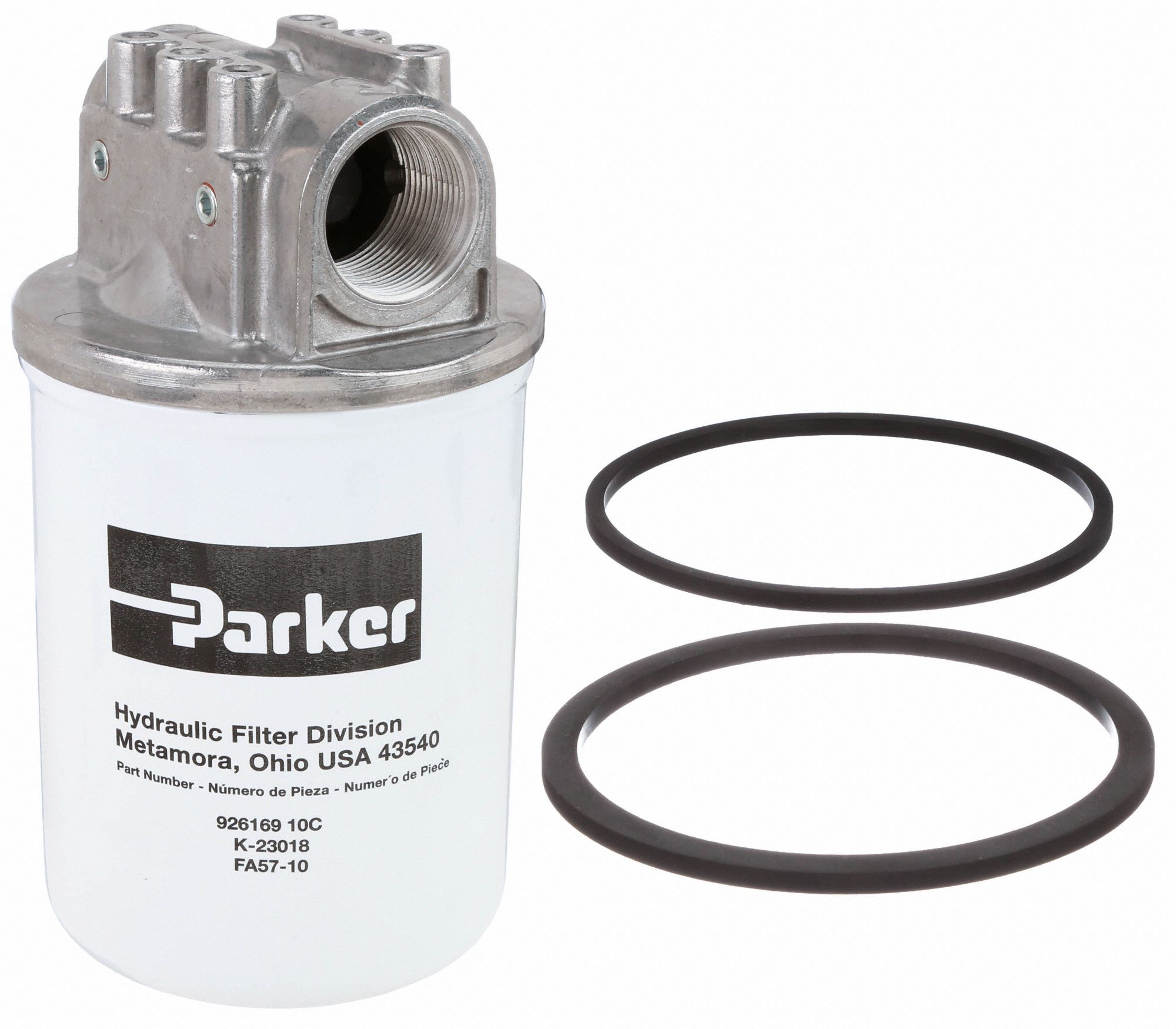 PARKER Hydraulic Spinon Filter 50 gpm Max. Flow, 150 psi Max
