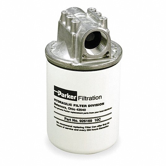 Hydraulic Spin-on Filter: 50 gpm Max. Flow, 150 psi Max. Pressure, Paper