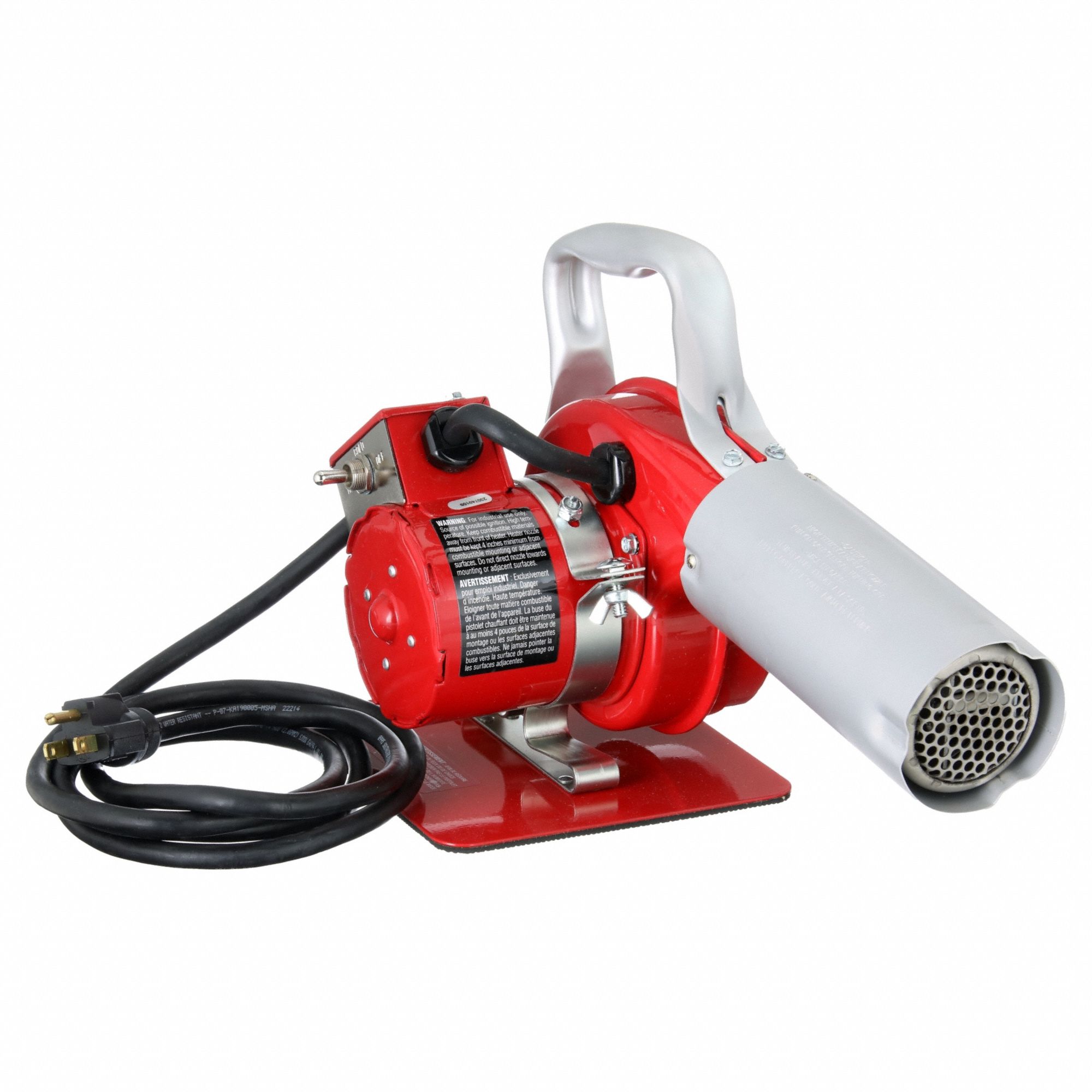 Heat Gun Kit: Loop Handle, 120V AC, Three-Prong, 14 A Current, 500°F to 500°F