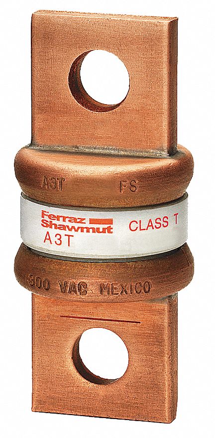 Fuse: Class T, A3T Series, Fast-Acting, 110 A, 300 V AC, 160 V DC, Non-Indicating