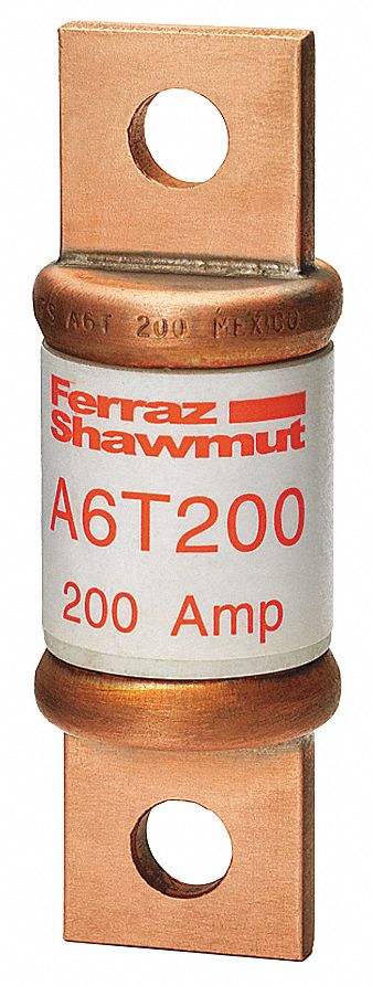 Used FERRAZ  SHAWMUT A6T200  CLASS T FUSE 200 amp 600 volt 