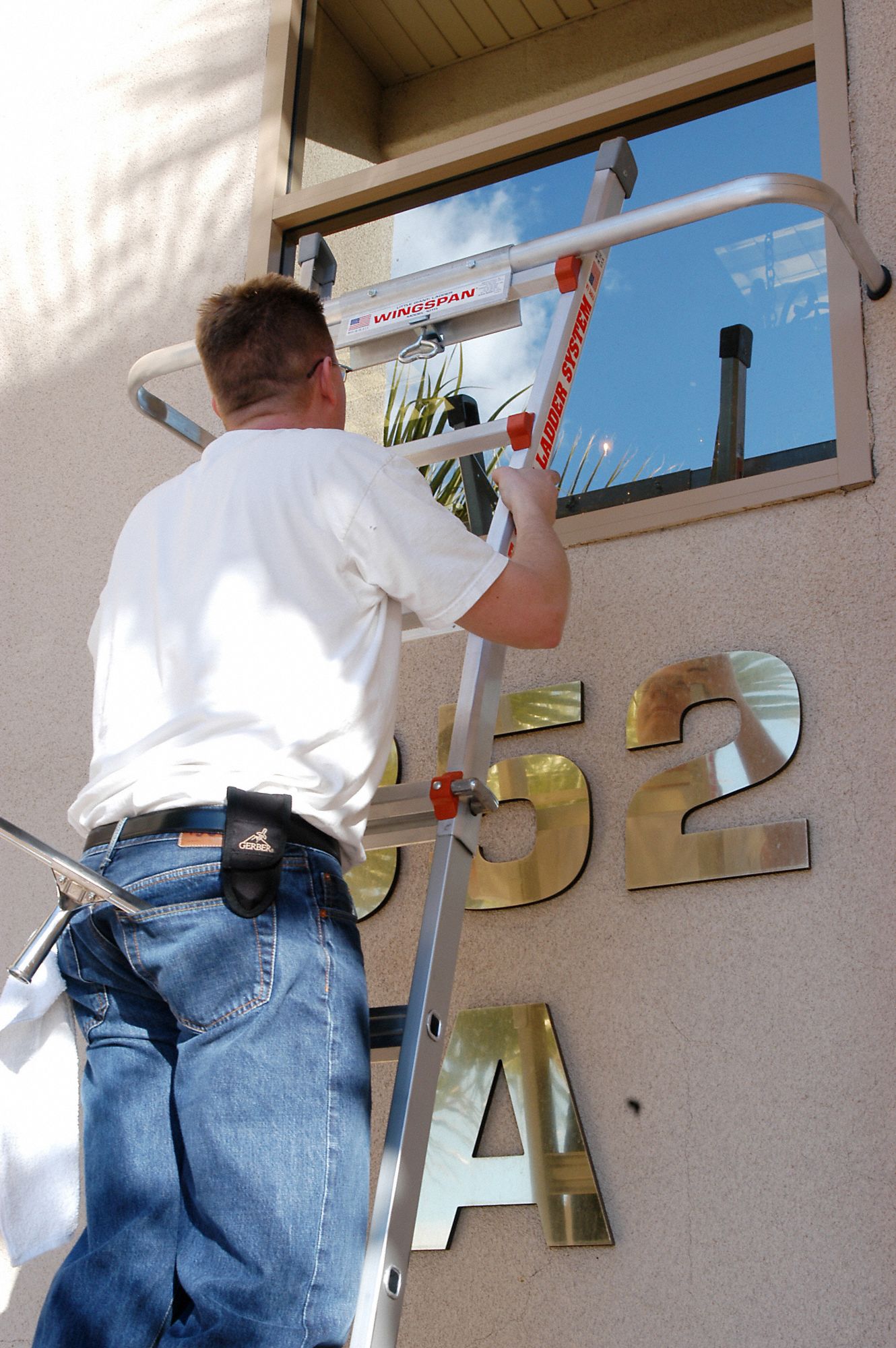 LITTLE GIANT Stabilizer and Surface Protector, Aluminum 4ZB1010111 Grainger