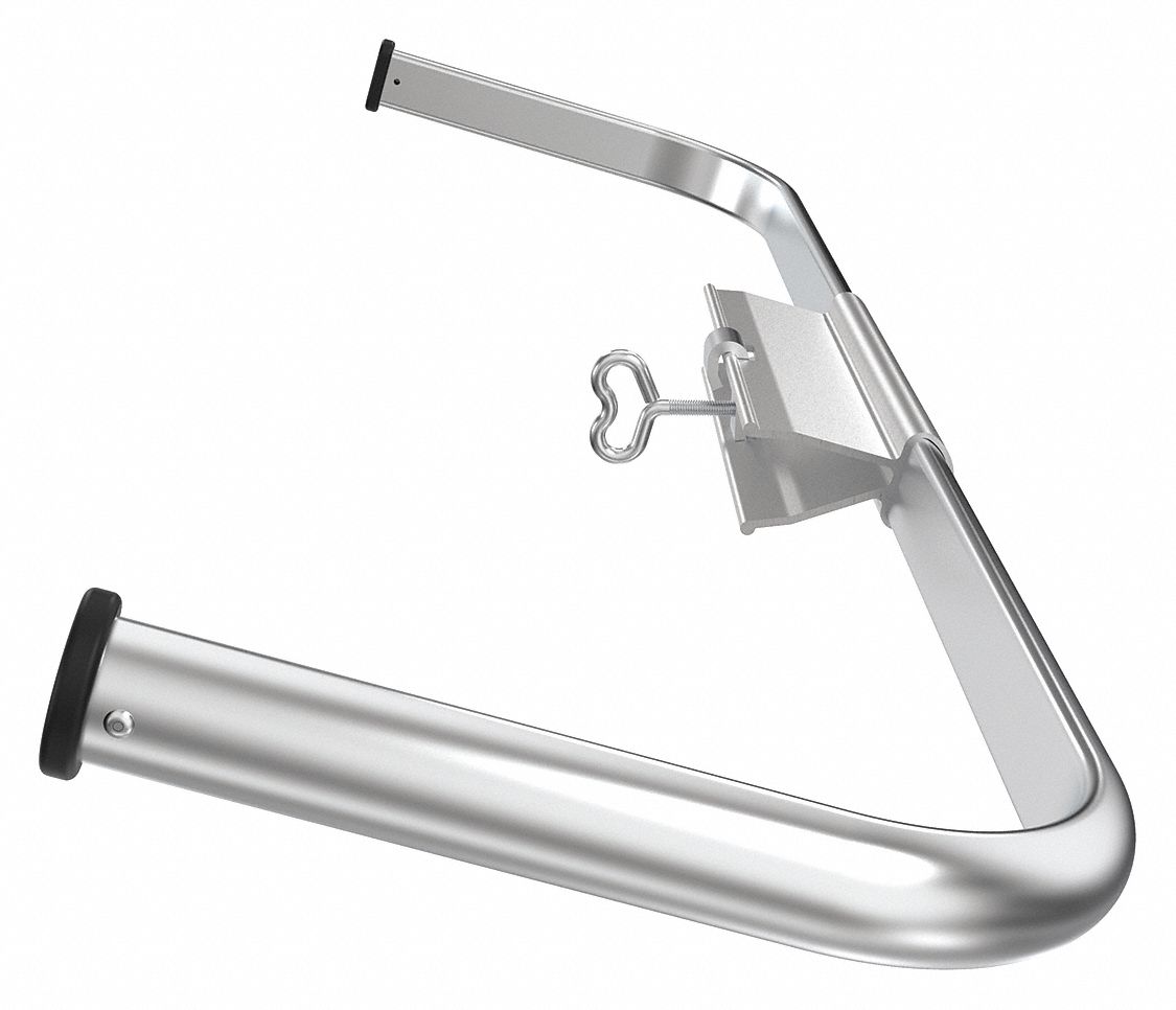 LADDER STABILIZER, 15 IN PROJECTION, 28 IN OVERALL L, ALUMINUM