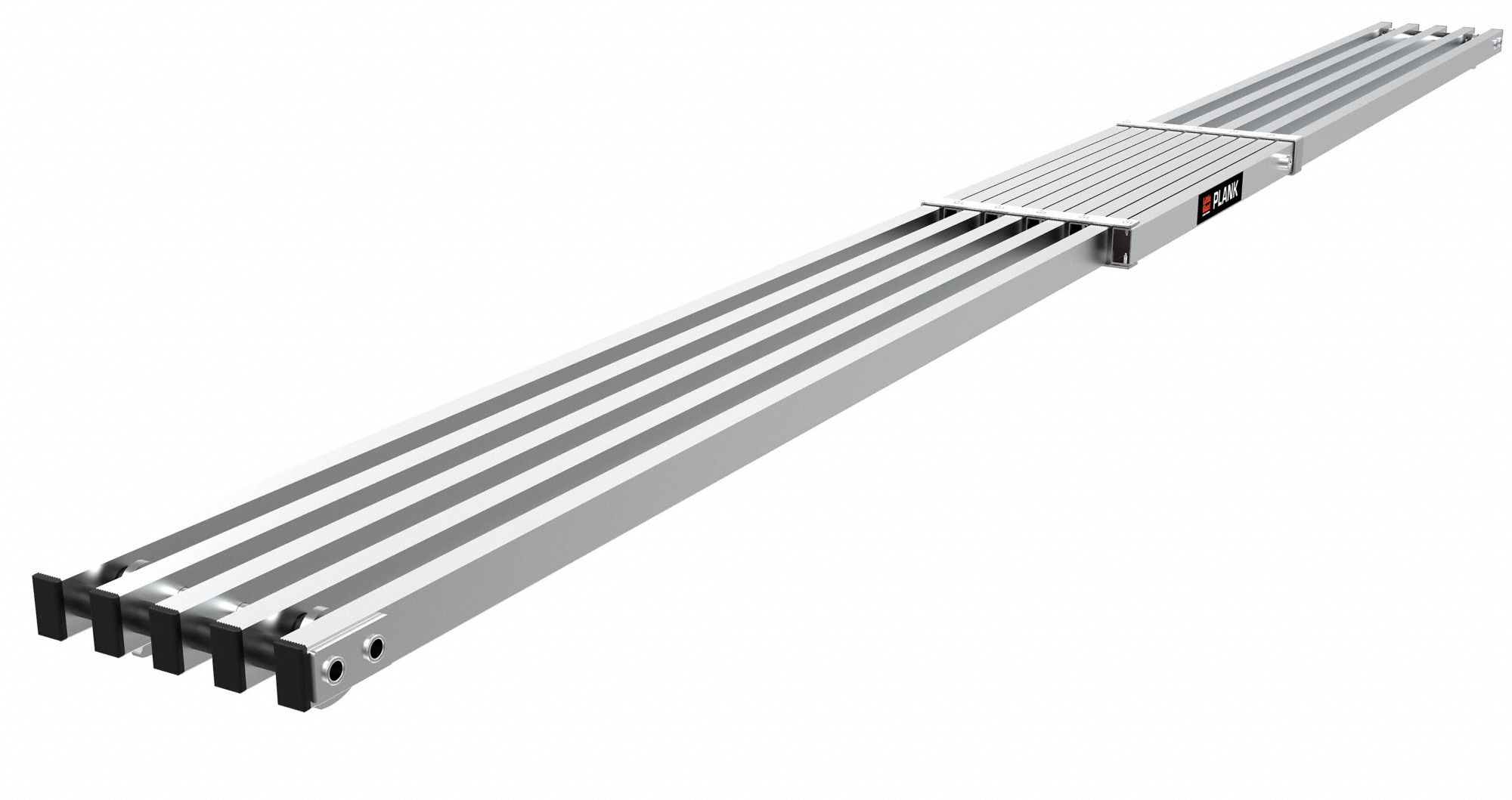 LITTLE GIANT 250 lb Load Capacity Aluminum Extension Plank, 2 inH x 12 ...