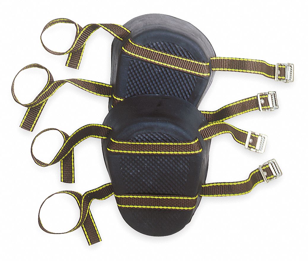 Stabilizer 2Strap Knee Pads, Black, Universal Grainger