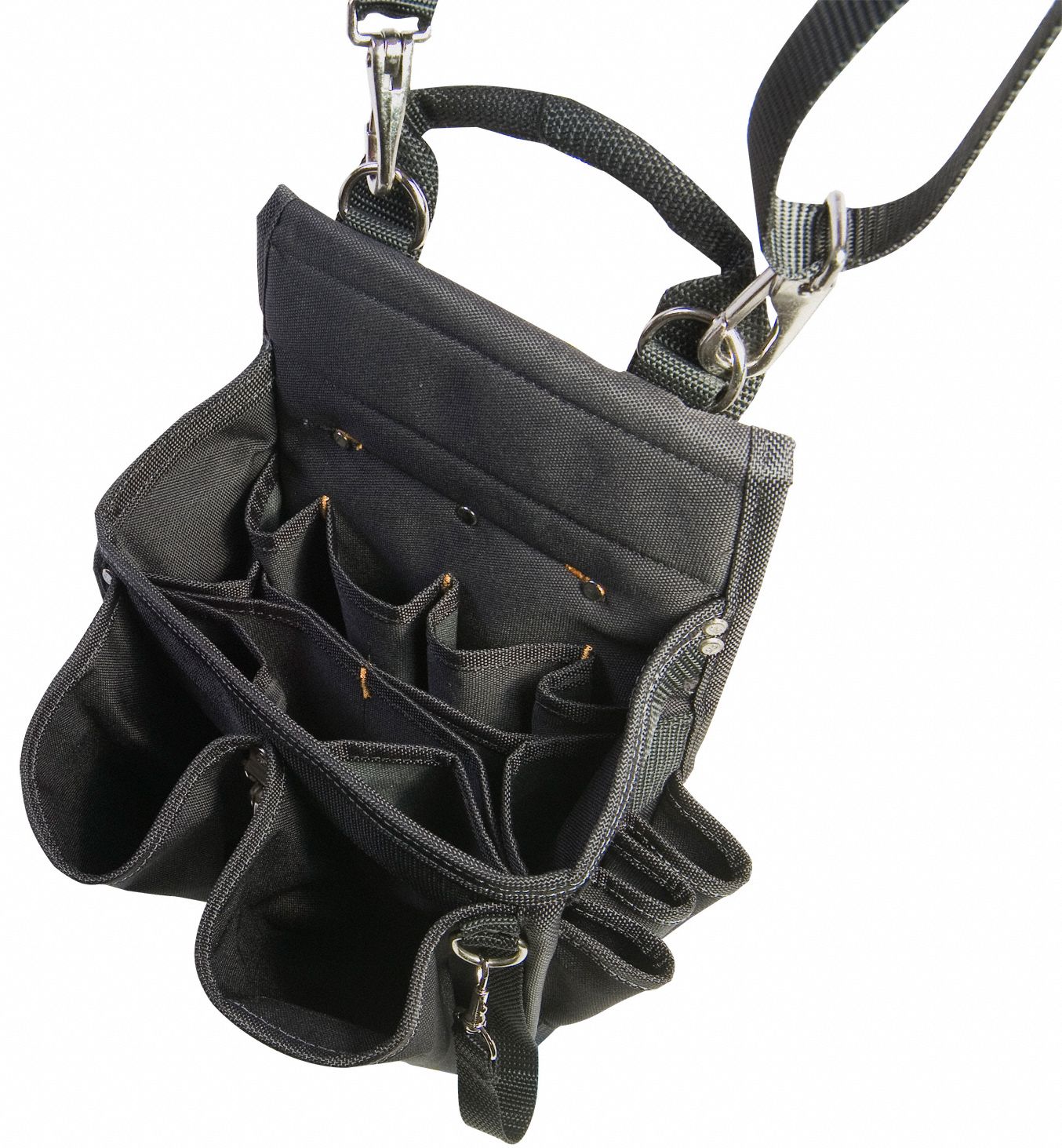 CLC Black, Tool Pouch, Ballistic Polyester 4ZB405508 Grainger