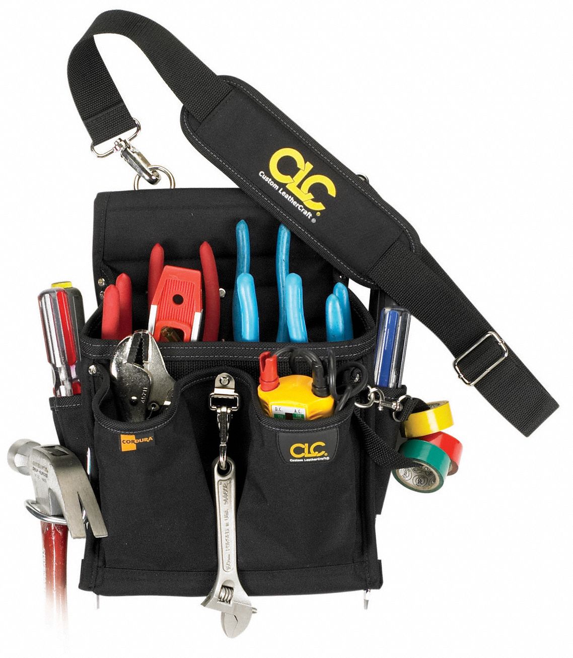 CLC Tool Pouch 20 Pockets, Tool Belts, Belt Clip, Open Top 4ZB40