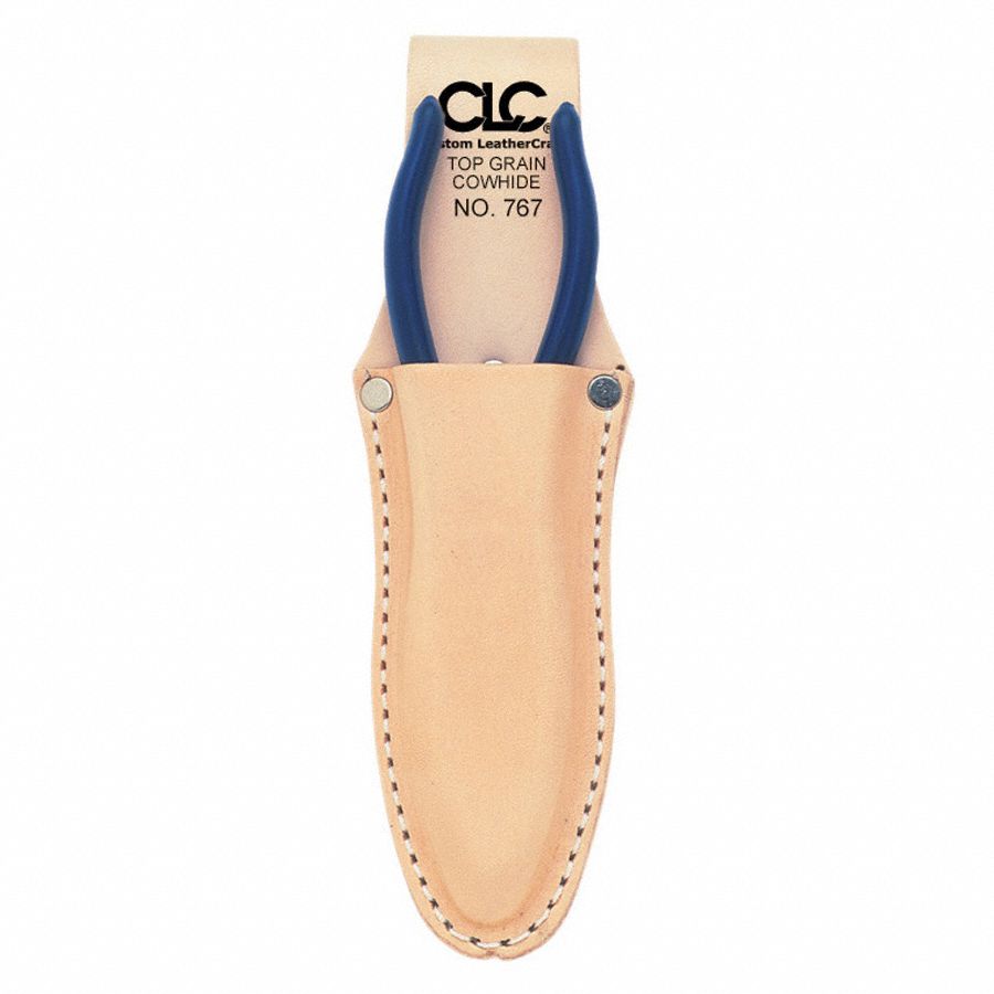 CLC Tool Holster 1 Pockets, Pliers, Belt Slot, For 2 1/4 in Max Belt