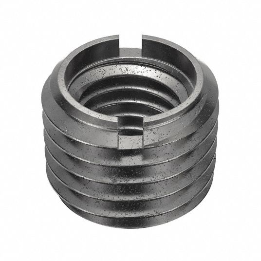 E-Z LOK Self Locking Thread Insert: Heavy Wall, 5/8-11 Int Thrd Sz, 7/8-9  Ext Thrd Sz, Steel, 5 PK