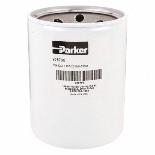 PARKER Hydraulic Filter Element: 50 gpm Max. Flow, 150 psi Max. Pressure,  Fiberglass, 4ZC89