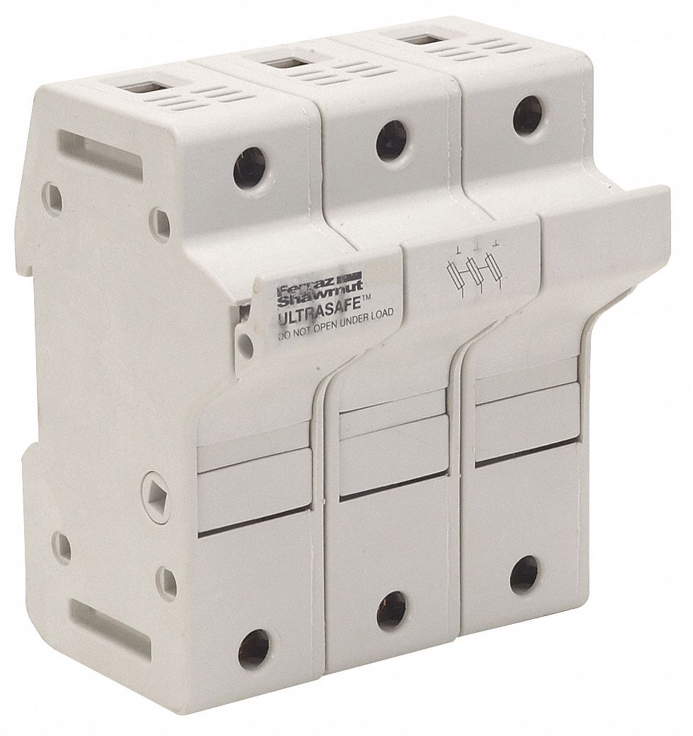 MERSEN FingerSafe Fuse Block, Fits Fuse Type Class J, Fuse UL Class J