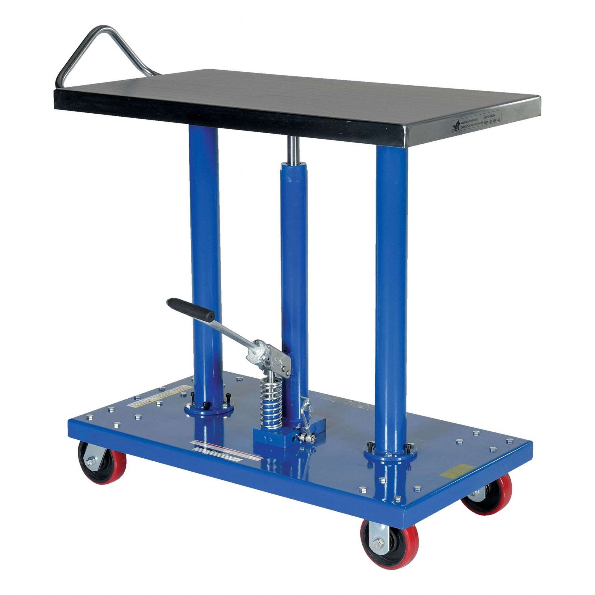 Lift Table: 1, 000 lb Load Capacity, 36 in x 20 in Platform, 42 in x 20 in x 36 in