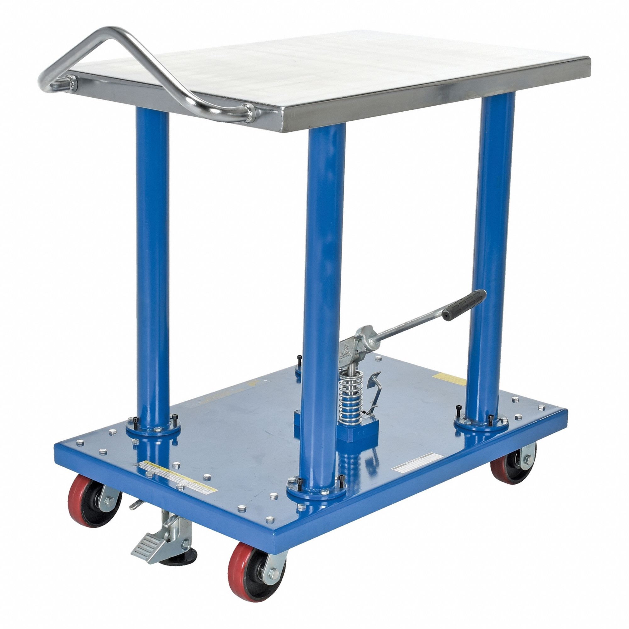 Lift Table: 2, 000 lb Load Capacity, 36 in x 24 in Platform, 42 in x 24 in x 36 in