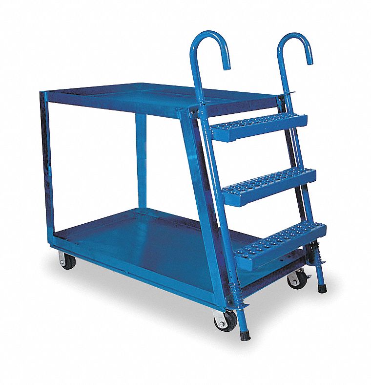 4ZD41 - Stock Picking Ladder Cart 35-1/2 in H
