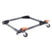 Low-Profile Adjustable-Size Open-Deck Steel General Purpose Dollies