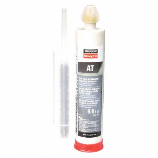 10.0 oz Acrylic Anchor Adhesive, Meets/Exceeds ASTM C881 Grainger