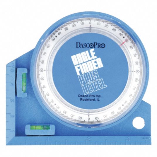 DASCO PRO, Increments 0 to 90° in Any Quadrant, 4 in Base Lg (In