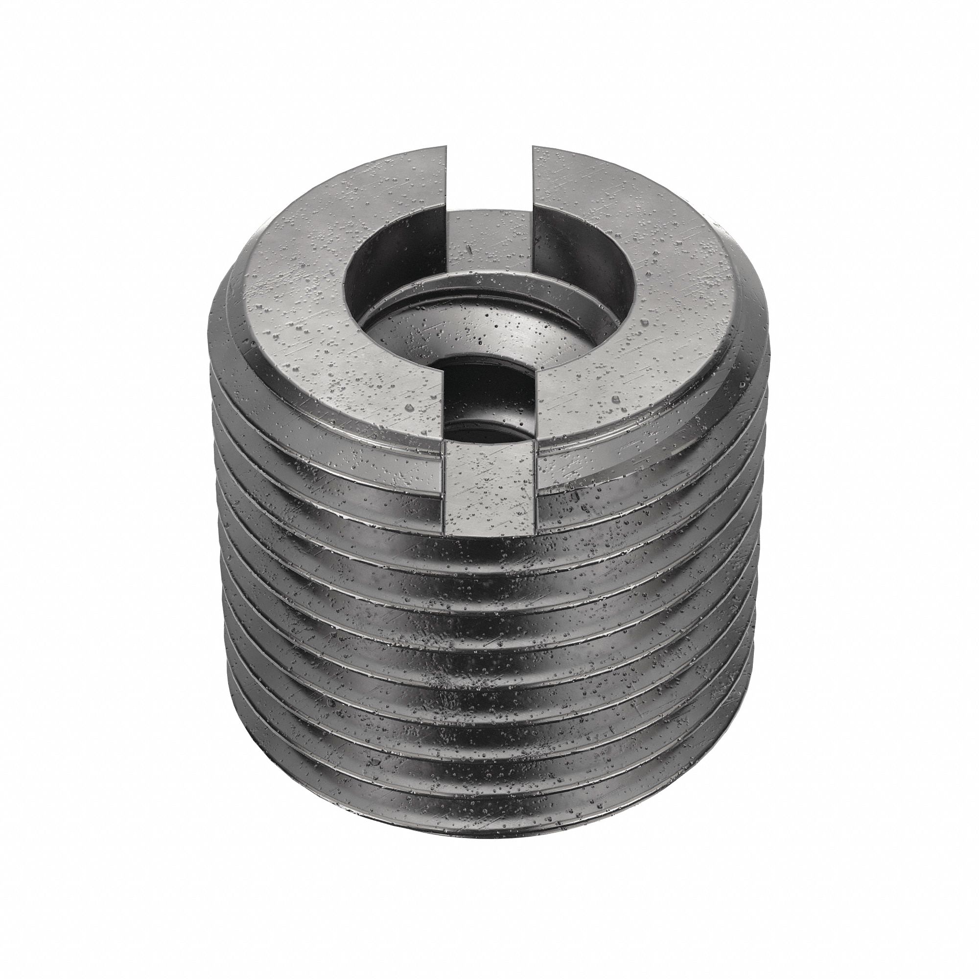 SELF LOCKING THREAD INSERT, HEAVY WALL, M4-0.70 INT THREAD, M8-1.25 EXT THREAD, 10 PK