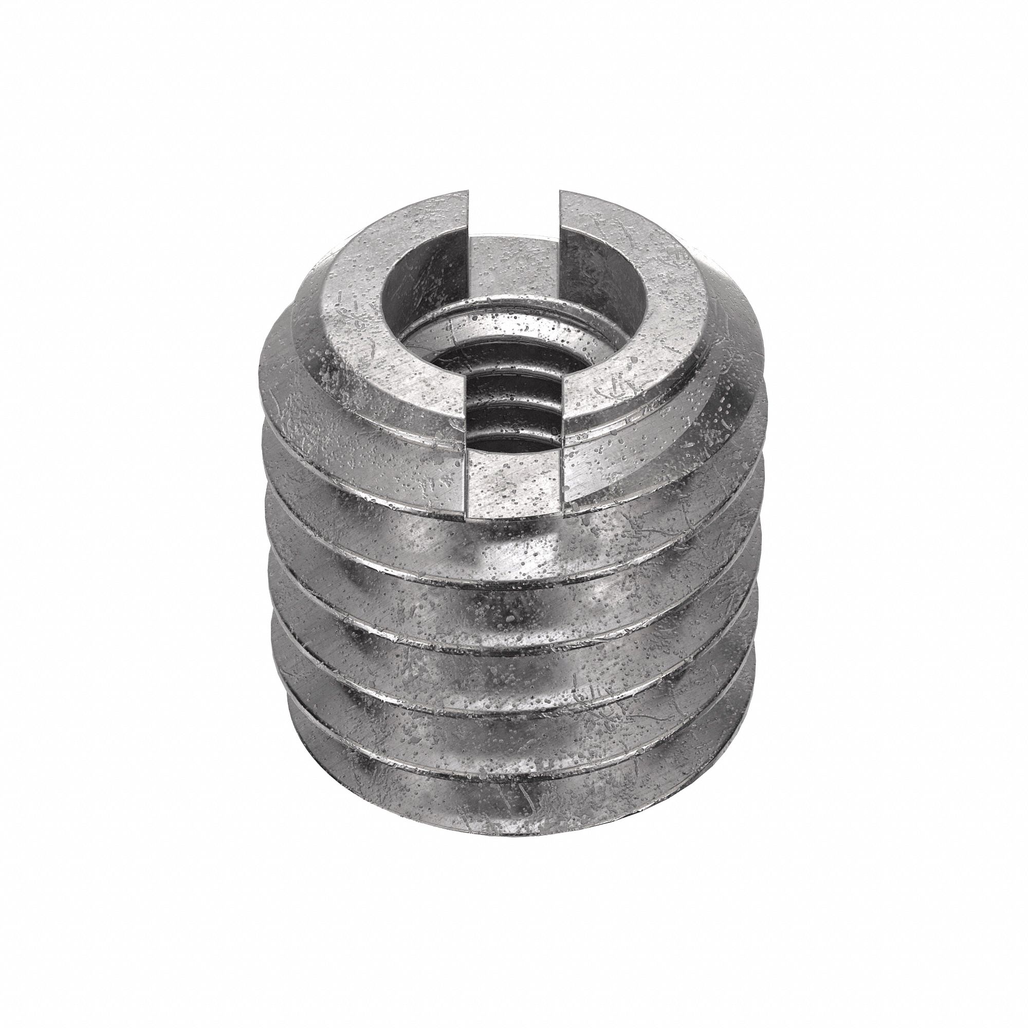 SELF LOCKING THREAD INSERT, HEAVY WALL, M3-0.50 INT THREAD, M6-1.00 EXT THREAD, 5 PK