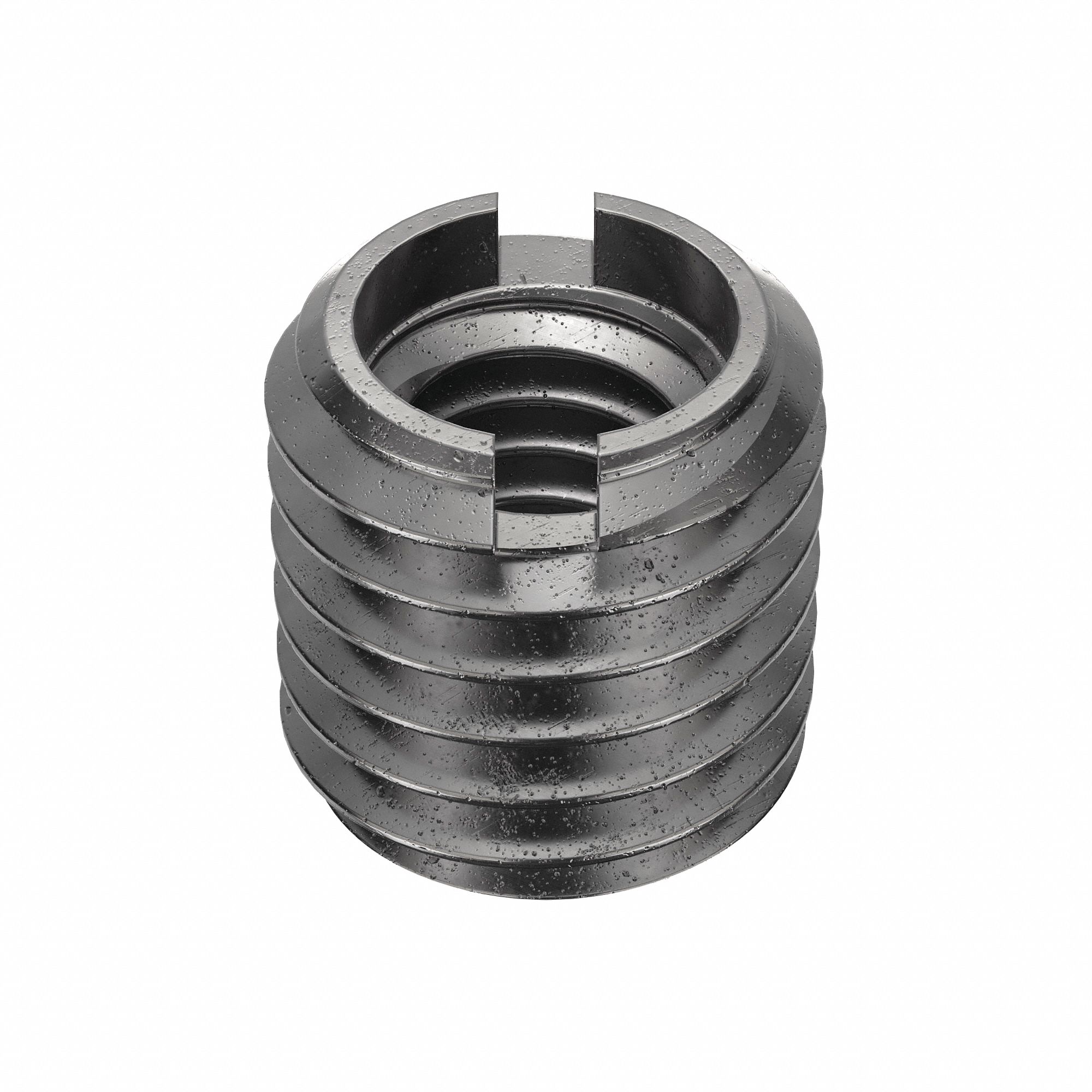 Self Locking Thread Insert: Heavy Wall, 5/16"-18 Int Thrd Sz, M12-1.75 Ext Thrd Sz, 5 PK