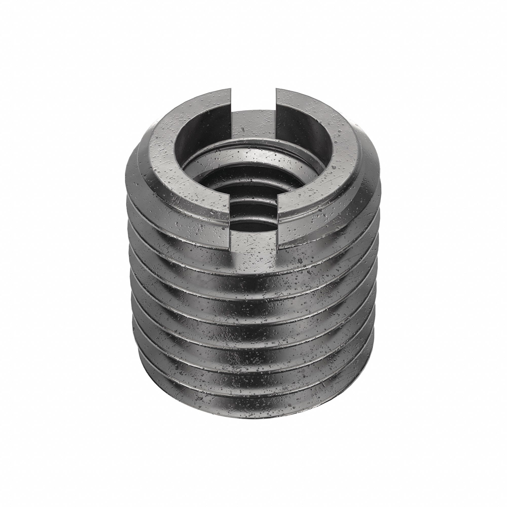 SELF LOCKING THREAD INSERT, HEAVY WALL, ⅜"-16 INT THREAD, M16-2.00 EXT THREAD, 5 PK