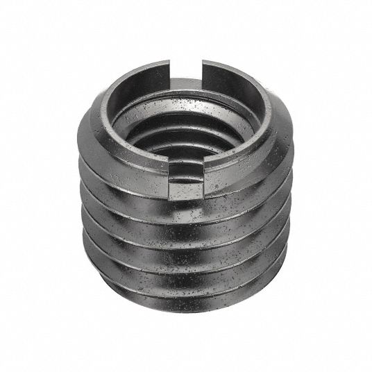 E-Z LOK Self Locking Thread Insert: Heavy Wall, M6-1.00 Int Thrd Sz,  M10-1.50 Ext Thrd Sz, 5 PK