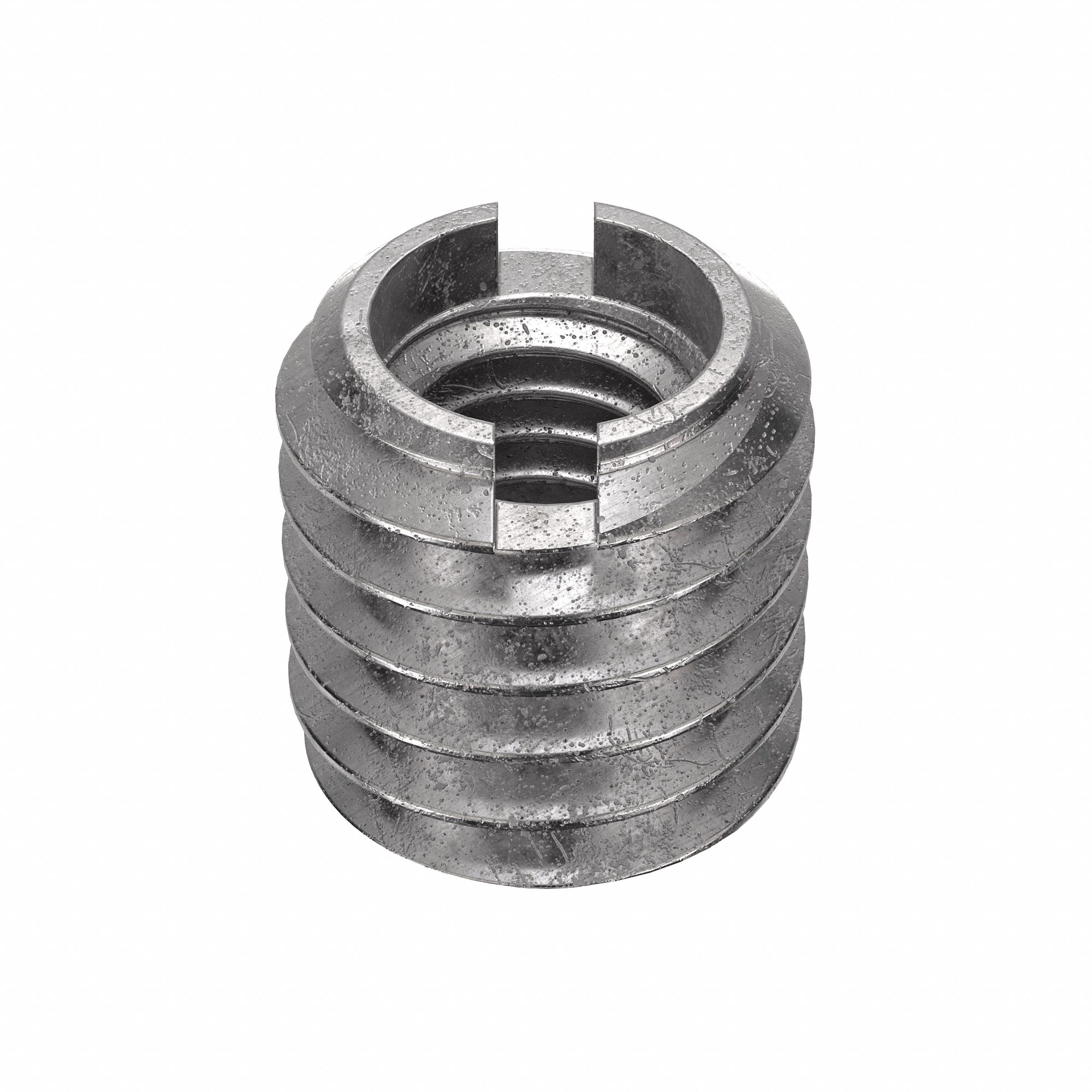 Self Locking Thread Insert: Heavy Wall, M6-1.00 Int Thrd Sz, 3/8"-16 Ext Thrd Sz, 5 PK