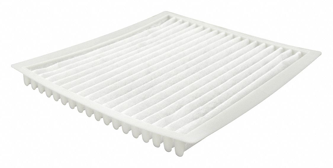 AUTOMOTIVE AIR FILTER ELEMENT, CABIN AIR FILTER, 8½ IN OVERALL L, 8½ IN OVERALL H