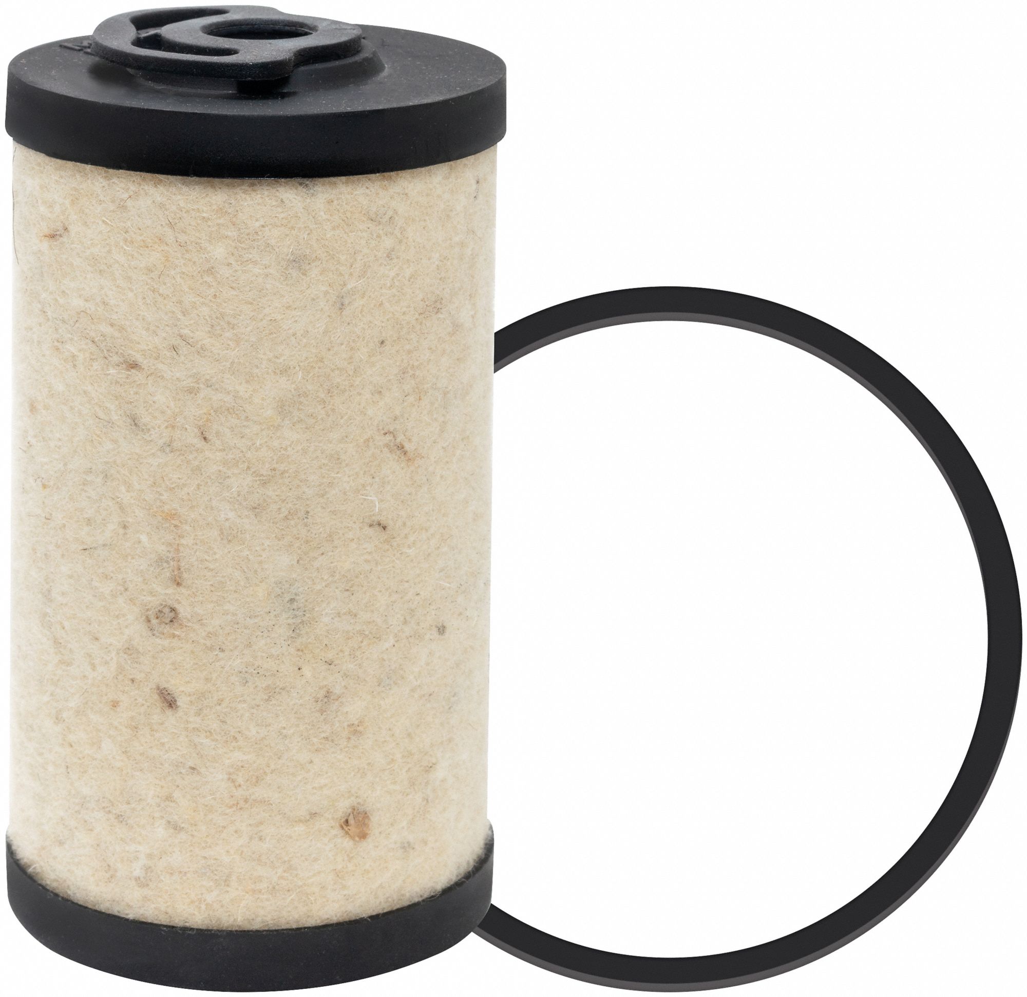 Fuel Filter: Cartridge, 2 5/16 in Outside Dia, 1/2 in Inside Dia, Diesel Fuel