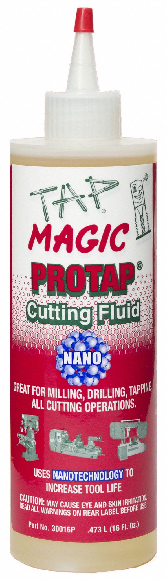 TAP MAGIC, 16 oz, Squeeze Bottle, Cutting Oil 4ZF0730016P Grainger