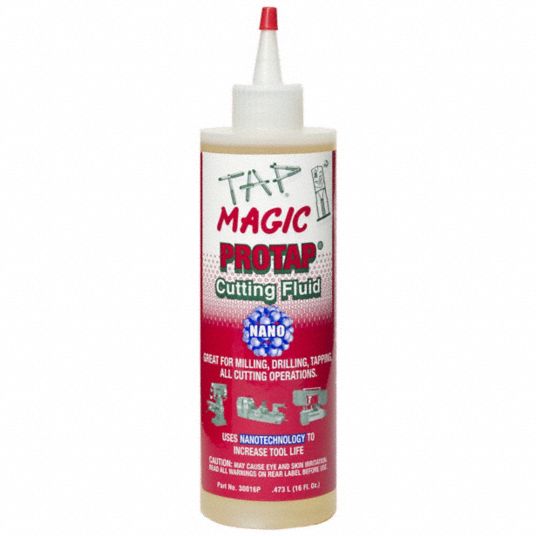 TAP MAGIC Cutting Oil, Container Size 16 oz, Squeeze Bottle, Yellow 4ZF0730016P Grainger