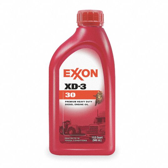 EXXONMOBIL Motor Oil, 1 qt 4ZF20EXXON XD3 98938D Grainger