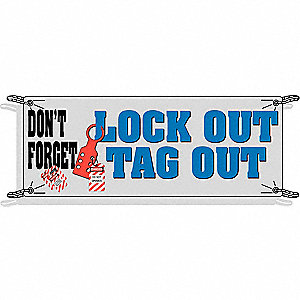 BANNERS SAFETY 10FT X 3.5FT