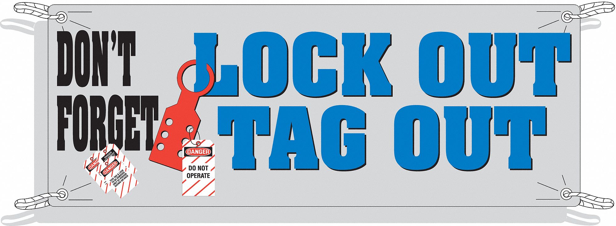 BANNERS SAFETY 10FT X 3.5FT