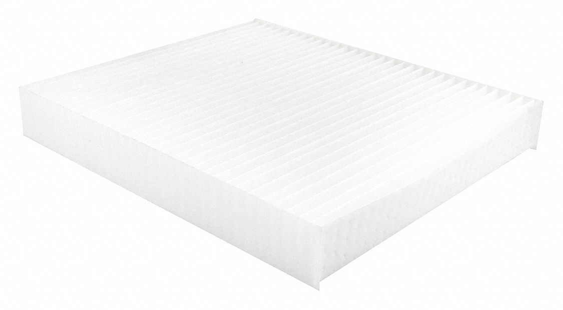 Automotive Air Filter: Panel, Cabin, Cabin Air Filter, Rectangular, 9 in Overall Lg
