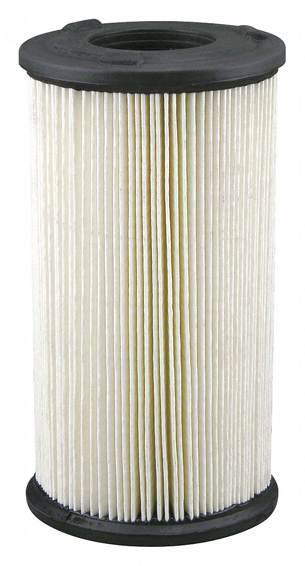 Automotive Air Filter: Round-Oval, Engine, Round, Radial Seal, 6 15/16 in Overall Ht