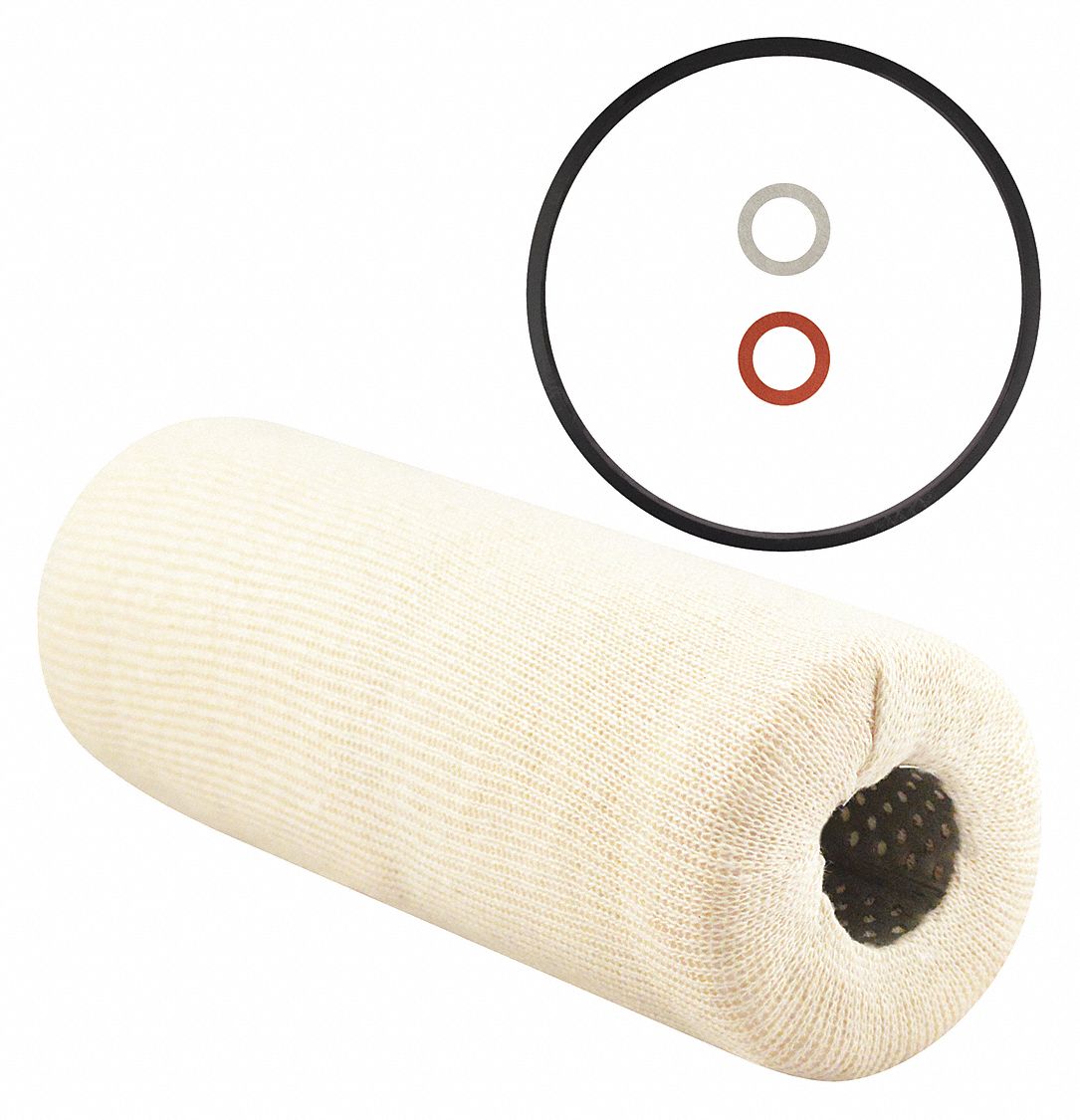 Fuel Filter: Cartridge, 2 7/8 in Outside Dia, 1 1/4 in Inside Dia, Cellulose