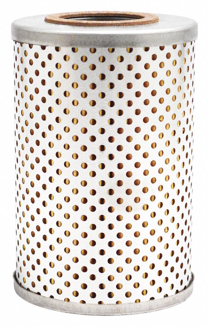 Hydraulic Filter: Hydraulic Fluid, Cartridge, 1 5/16 in Inside Dia, Cellulose