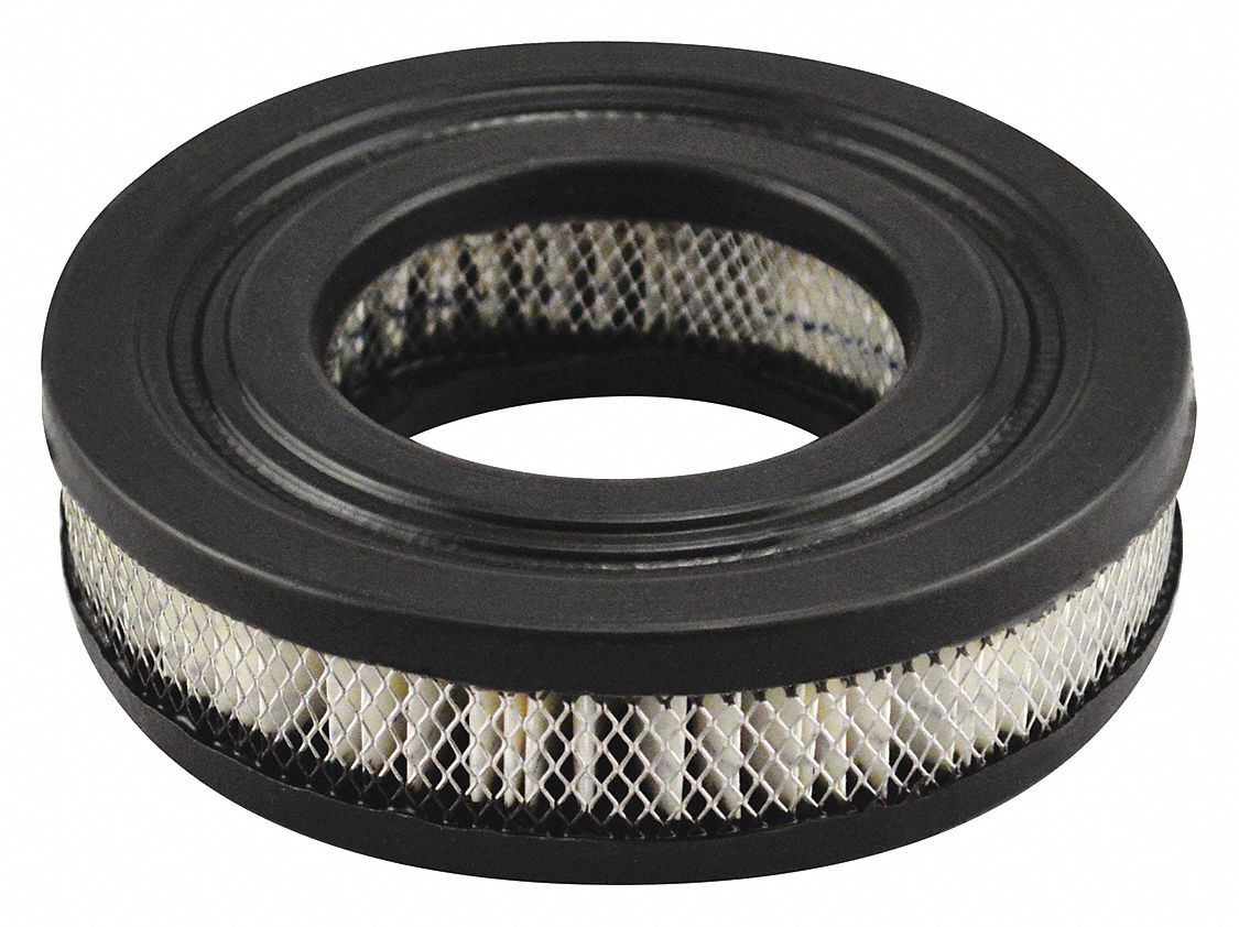 Automotive Air Filter: Round-Oval, Engine, Round, Radial Seal, 1 5/16 in Overall Ht