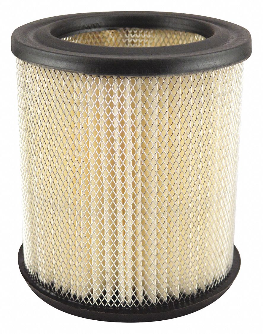Automotive Air Filter: Round-Oval, Engine, Round, Axial Seal, 5 in Overall Ht