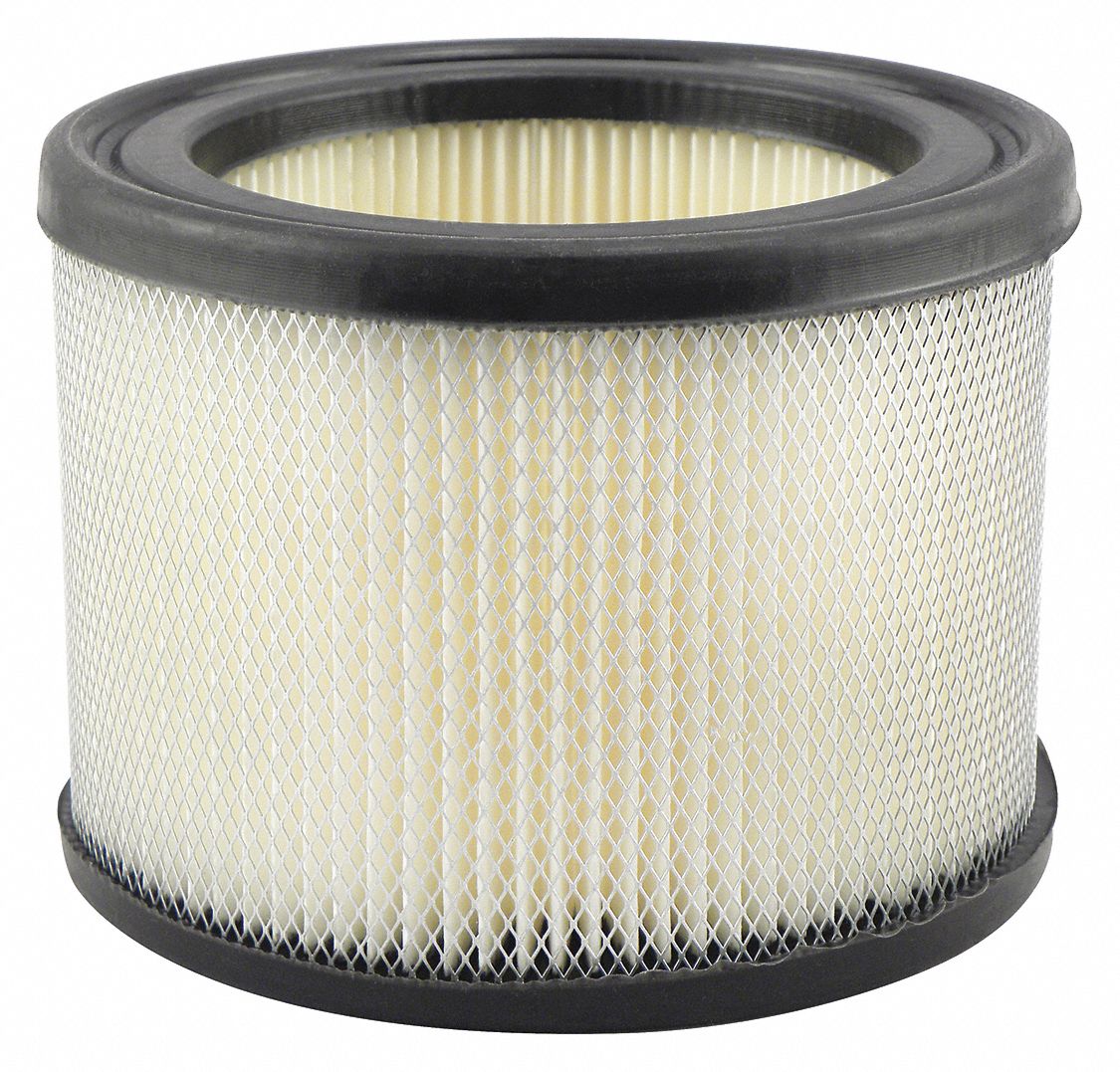 Automotive Air Filter: Round-Oval, Engine, Round, Axial Seal, 3 11/16 in Overall Ht