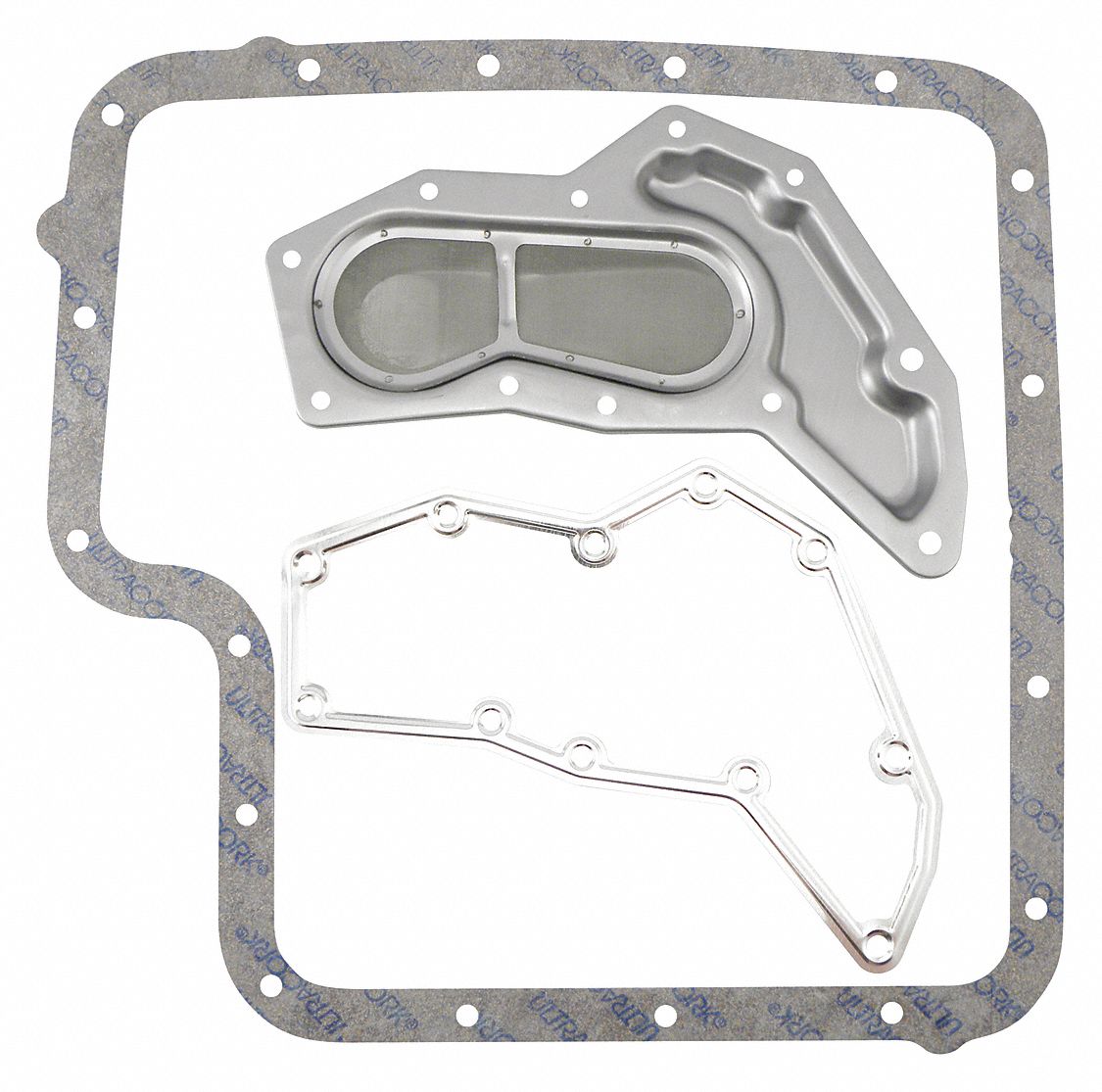 Transmission Fluid Filter: Ford, Filter-to-Valve Metal Body Gasket/Furnished Gasket