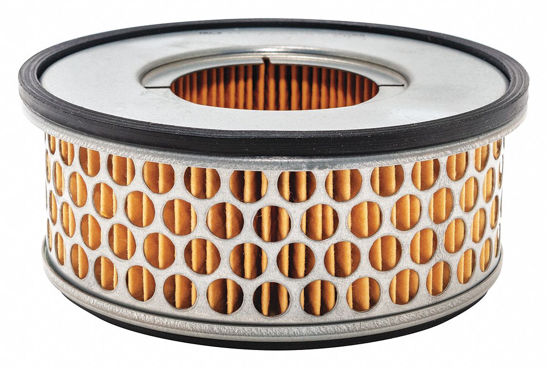 Automotive Air Filter: Round-Oval, Engine, Round, Axial Seal, 1 31/32 in Overall Ht