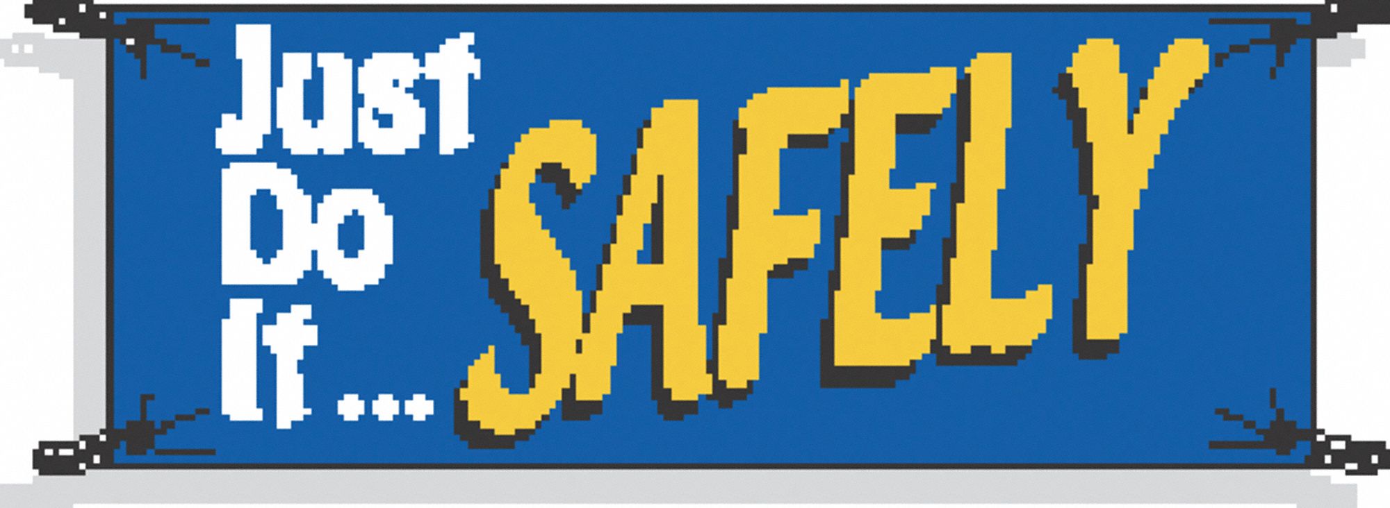 Banner: Polyethylene, 48 in x 120 in Nominal Sign Size, Indoor/Outdoor, 1 Printed Sides