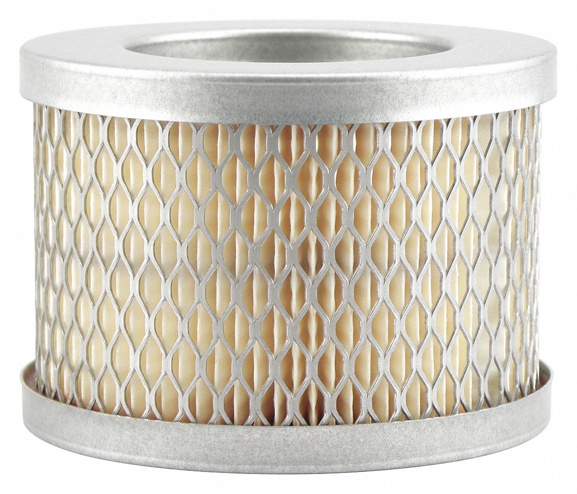 Automotive Air Filter: Round-Oval, Engine, Round, Axial Seal, 2 3/4 in Overall Ht